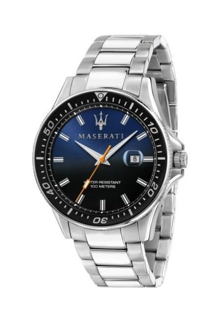  Shop Authentic Maserati SFIDA Quartz Bue Dial Stainless Steel Watch For Men - R8853140001 - Luxxuri