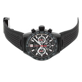  Shop Authentic Tag Heuer Carrera Chronograph Steel & Ceramic Black Dial Black Rubber Strap Watch for Men - CBG2090.FT6145 - Luxxuri