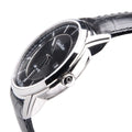  Shop Authentic Calvin Klein Infinity Automatic Black Dial Black Leather Strap Watch for Men - K5S341C1 - Luxxuri