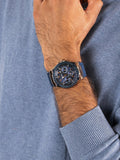  Shop Authentic Guess Legacy Blue Dial Blue Silicone Strap Watch For Men - W1049G2 - Luxxuri