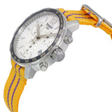  Shop Authentic Tissot Quickster Chronograph NBA LA Lakers White Dial Yellow NATO Strap Watch for Men - T095.417.17.037.05 - Luxxuri