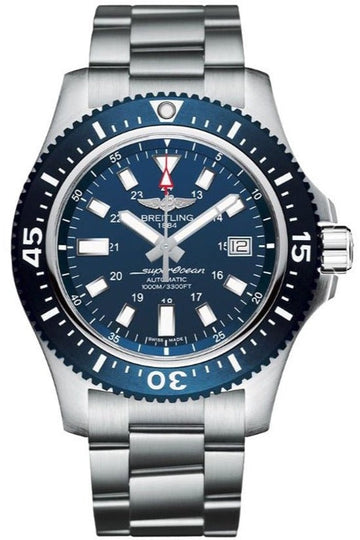  Shop Authentic Breitling Superocean II Special Mariner Blue Ceramic Bezel 44mm Mens Watch - Y1739316/C959 - Luxxuri