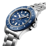  Shop Authentic Breitling Superocean 44mm Special Blue Dial Silver Steel Strap Watch for Men - Y17393161C1A1 - Luxxuri