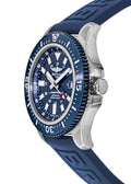  Shop Authentic Breitling Superocean 44mm Diver Pro III Special Mariner Blue Dial Blue Rubber Strap Mens Watch - Y1739316/C959 - Luxxuri