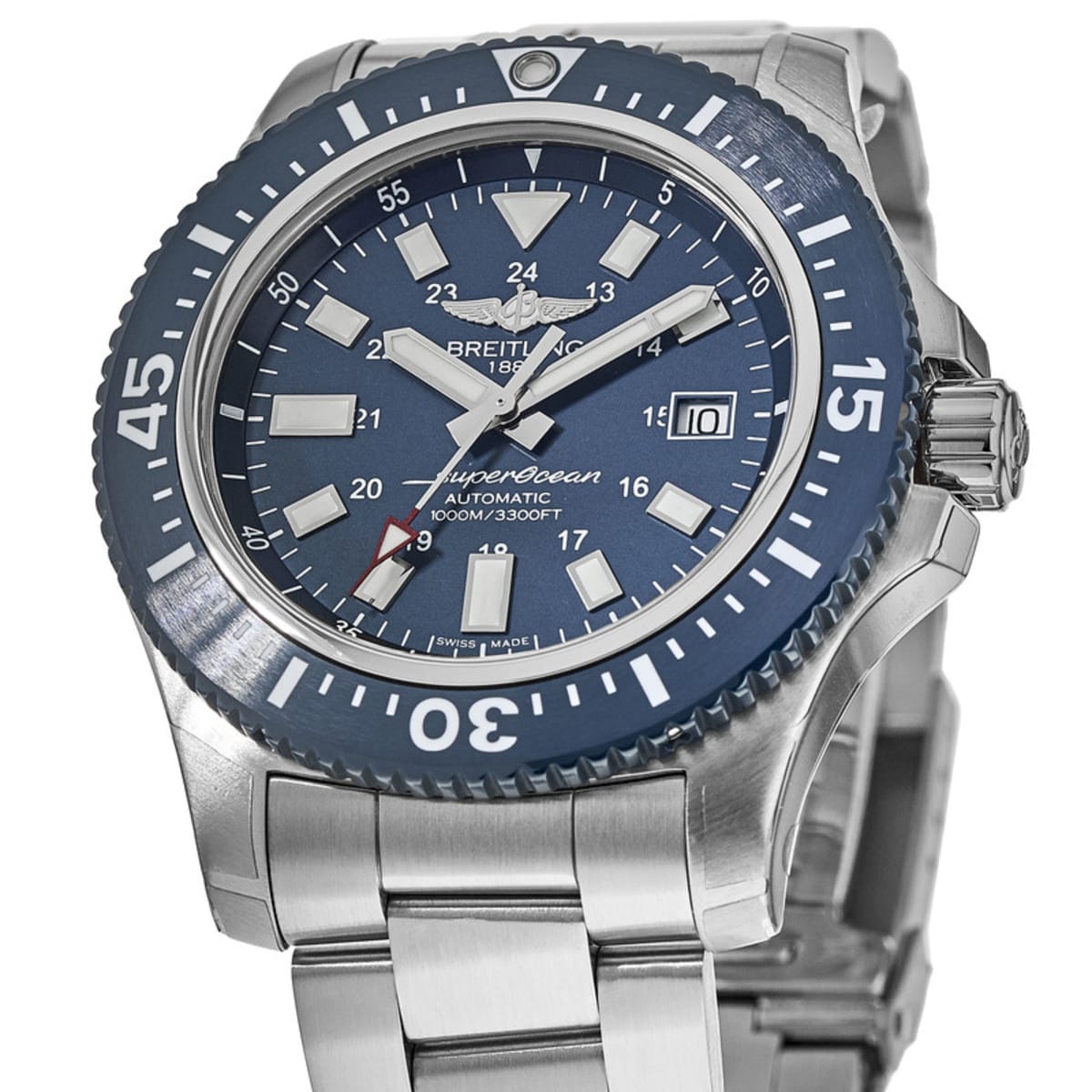  Shop Authentic Breitling Superocean II Special Mariner Blue Ceramic Bezel 44mm Mens Watch - Y1739316/C959 - Luxxuri