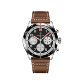  Shop Authentic Breitling Avi Chronograph 42 Mosquito Black Dial Brown Leather Strap Watch for Men - Y233801A1B1X1 - Luxxuri