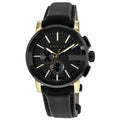  Shop Authentic Gucci G Chrono Black Dial Black Leather Strap Watch For Men - YA101203 - Luxxuri