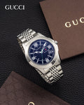  Shop Authentic Gucci G Timeless Black Dial Silver Steel Strap Watch For Men - YA126201 - Luxxuri