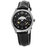  Shop Authentic Gucci G-Timeless Moonphase Black Dial Black Leather Strap Watch For Men - YA126327 - Luxxuri