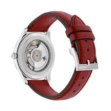  Shop Authentic Gucci G Timeless Automatic Silver Dial Red Leather Strap Watch For Men - YA126346 - Luxxuri