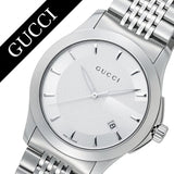  Shop Authentic Gucci G Timeless Silver Dial Silver Steel Strap Watch For Men - YA126401 - Luxxuri