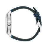  Shop Authentic Gucci G Timeless Quartz Blue Dial Blue Leather Strap Watch For Men - YA1264032 - Luxxuri