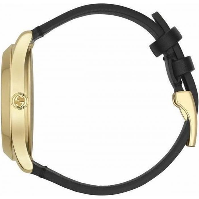  Shop Authentic Gucci G Timeless Bee Motif Black Dial Black Leather Strap Watch For Women - YA1264055 - Luxxuri