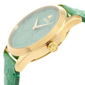  Shop Authentic Gucci G Timeless Quartz Green Dial Green Leather Strap Watch For Women - YA1264099 - Luxxuri