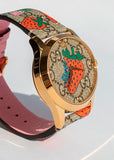  Shop Authentic Gucci G Timeless Brown Dial Brown Leather Strap Watch For Women - YA1264133 - Luxxuri