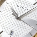  Shop Authentic Gucci G Timeless Quartz Silver Dial Two Tone Steel Strap Watch For Men - YA126450 - Luxxuri