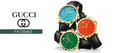  Shop Authentic Gucci Le Marche Des Merveilles Quartz Green Dial Black Leather Strap Watch For Women - YA126463 - Luxxuri