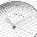  Shop Authentic Gucci G Timeless Quartz Silver Dial Silver Steel Strap Watch For Women - YA126551 - Luxxuri