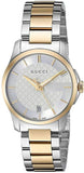  Shop Authentic Gucci G Timeless Silver Dial Two Tone Steel Strap Watch For Women - YA126563 - Luxxuri