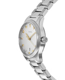 Shop Authentic Gucci G Timeless White Dial Silver Steel Strap Watch For Women - YA126572A - Luxxuri
