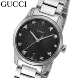 Shop Authentic Gucci G Timeless Black Dial Silver Steel Strap Watch For Women - YA126573A - Luxxuri