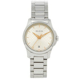  Shop Authentic Gucci G Timeless Quartz Champagne Dial 27mm Watch For Women - YA126593 - Luxxuri