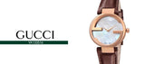  Shop Authentic Gucci G Interlocking Mother of Pearl Dial Brown Leather Strap Watch For Women - YA133516 - Luxxuri