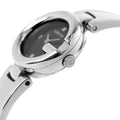  Shop Authentic Gucci Guccisima Quartz Black Dial Silver Steel Strap Watch For Women - YA134501 - Luxxuri