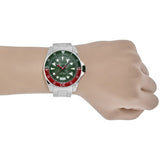  Shop Authentic Gucci Dive Quartz Green Dial Silver Steel Strap Watch For Men - YA136222 - Luxxuri