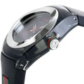  Shop Authentic Gucci Sync Quartz Black Dial Black Rubber Strap Watch For Men - YA137301 - Luxxuri