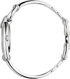  Shop Authentic Gucci Horsebit Collection Quartz Brown Dial Silver Steel Strap Watch For Women - YA139501 - Luxxuri