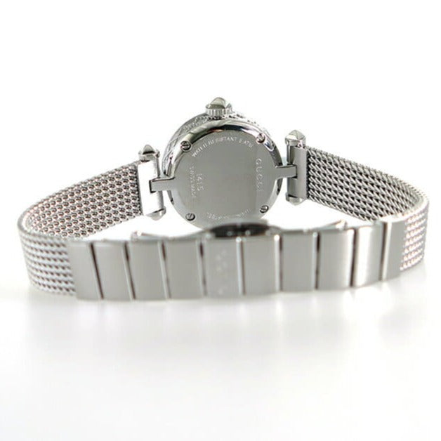  Shop Authentic Gucci Diamantissima Diamonds Mother of Pearl Dial Silver Mesh Bracelet Watch for Women - YA141512 - Luxxuri