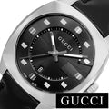  Shop Authentic Gucci GG2570 Quartz Black Dial Black Leather Strap Watch For Men - YA142307 - Luxxuri