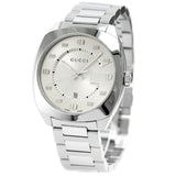  Shop Authentic Gucci GG2570 Silver Dial Silver Steel Strap Watch For Men - YA142308 - Luxxuri