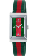  Shop Authentic Gucci G-Frame Mother of Pearl Dial Two Tone Nylon Strap Watch For Women - YA147404 - Luxxuri