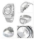  Shop Authentic Gucci Grip Collection Quartz Silver Dial Silver Steel Strap Watch For Men - YA157302 - Luxxuri
