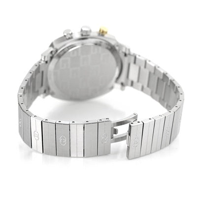  Shop Authentic Gucci Grip Chronograph Disney Black Dial Silver Steel Strap Watch For Men - YA157307 - Luxxuri