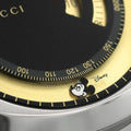  Shop Authentic Gucci Grip Chronograph Disney Black Dial Silver Steel Strap Watch For Men - YA157307 - Luxxuri