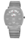  Shop Authentic Gucci Grip Quartz Silver Dial Silver Steel Strap Watch For Women - YA157401 - Luxxuri
