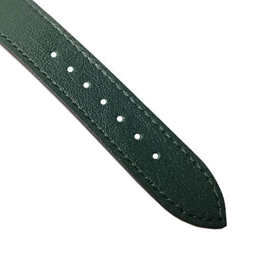  Shop Authentic Gucci Grip Silver Dial Green Leather Strap Unisex Watch - YA157412 - Luxxuri