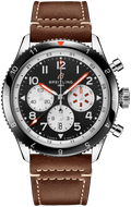  Shop Authentic Breitling Super Avi B04 Chronograph GMT 46 Mosquito Black Dial Brown Leather Strap Watch for Men - YB04451A1B1X1 - Luxxuri