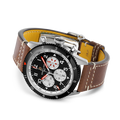  Shop Authentic Breitling Super Avi B04 Chronograph GMT 46 Mosquito Black Dial Brown Leather Strap Watch for Men - YB04451A1B1X1 - Luxxuri
