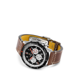  Shop Authentic Breitling Super Avi B04 Chronograph GMT 46 Mosquito Black Dial Brown Leather Strap Watch for Men - YB04451A1B1X1 - Luxxuri