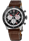  Shop Authentic Breitling Super Avi B04 Chronograph GMT 46 Mosquito Black Dial Brown Leather Strap Watch for Men - YB04451A1B1X1 - Luxxuri