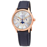  Shop Authentic Movado Heritage Celestograf White Mother of Pearl Dial Blue Leather Strap Watch For Women - 3650011 - Luxxuri
