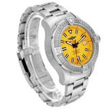  Shop Authentic Breitling Avenger Automatic 45mm Seawolf Yellow Dial Silver Steel Strap Strap Watch for Men - A17319101/1A1 - Luxxuri