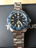  Shop Authentic Tag Heuer Aquaracer Calibre 5 Blue Dial Silver Steel Strap Watch for Men - WAY201B.BA0927 - Luxxuri