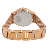  Shop Authentic Guess Willow Crystal Blue Dial Rose Gold Mesh Bracelet Watch For Women - W0836L1 - Luxxuri