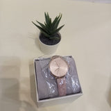  Shop Authentic Michael Kors Jayne Three Hand Rose Gold Dial Pink Leather Strap Watch For Women - MK7130 - Luxxuri