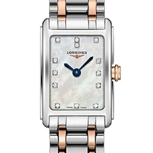  Shop Authentic Longines Dolcevita Mother of Pearl Diamond Dial Two Tone Steel Strap Watch for Women - L5.258.5.87.7 - Luxxuri